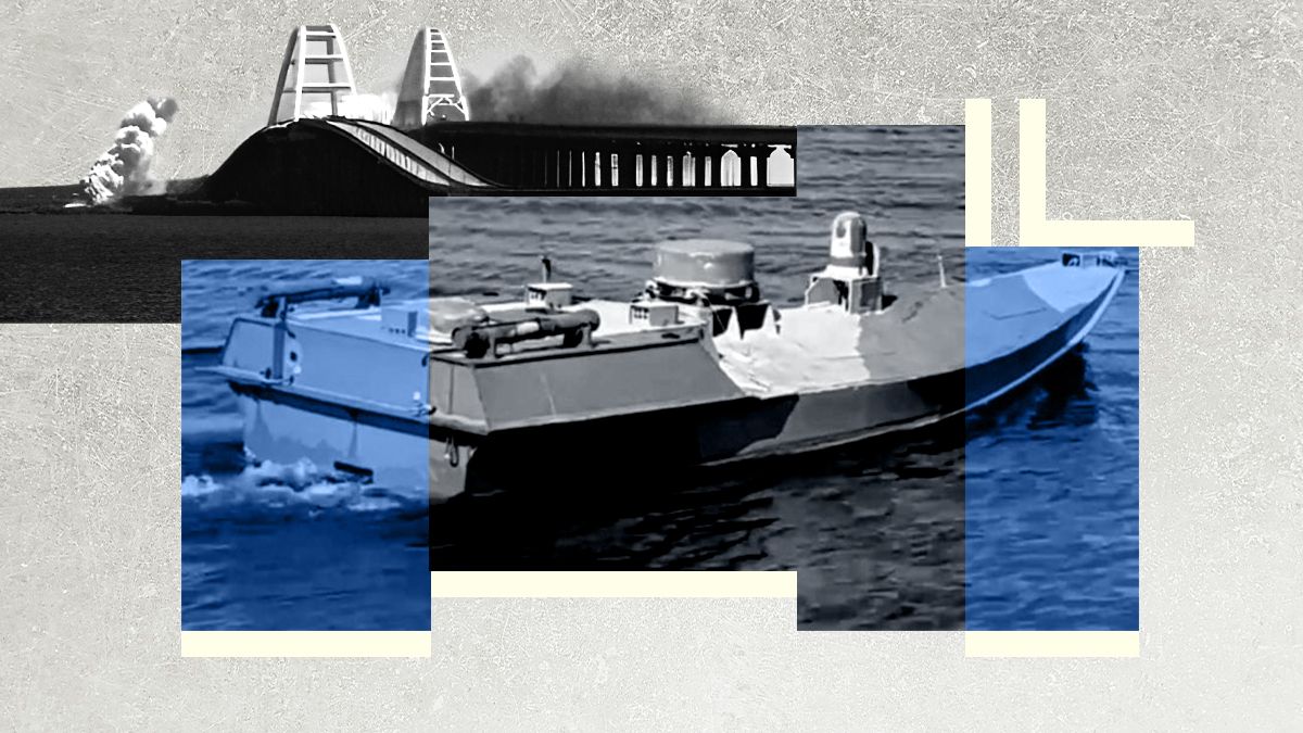 Українські надводні дрони наробили шуму в Чорному морі Українські надводні дрони наробили шуму в Чорному морі