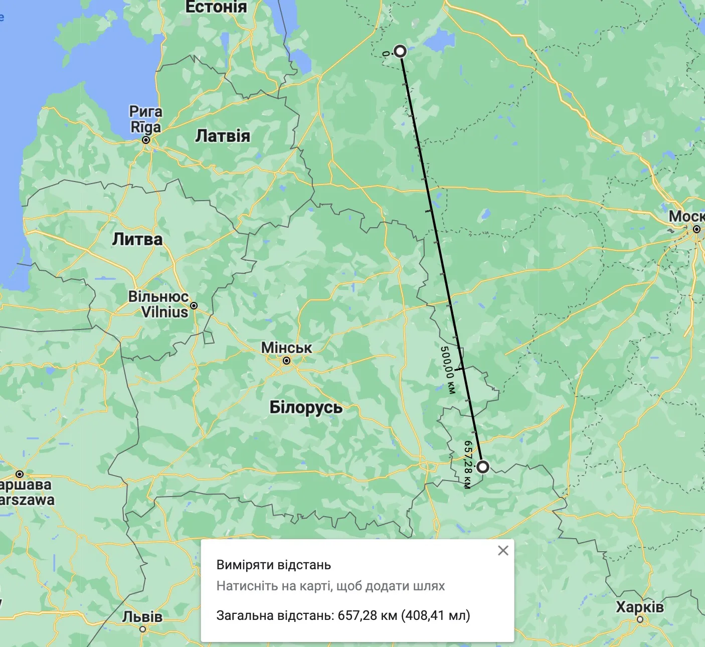 Скільки кілометрів від аеродрому Сольці до кордону України