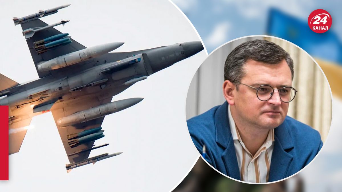 F 16 Кулеба показав винищувач який Данія відправить в Україну 24 Канал 