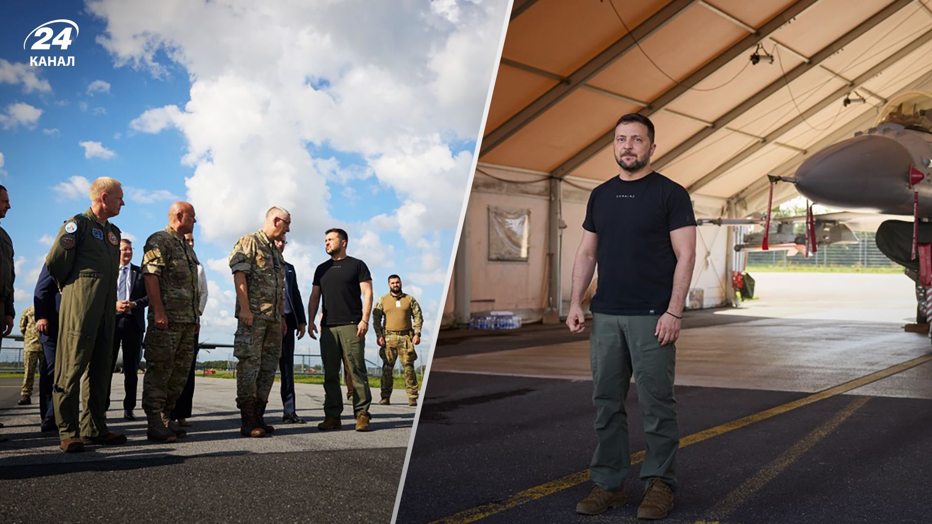 F-16 для України - Володимир Зеленський зустрівся у Данії з льотчиками, які навчаються F-16 для України - Володимир Зеленський зустрівся у Данії з льотчиками, які навчаються