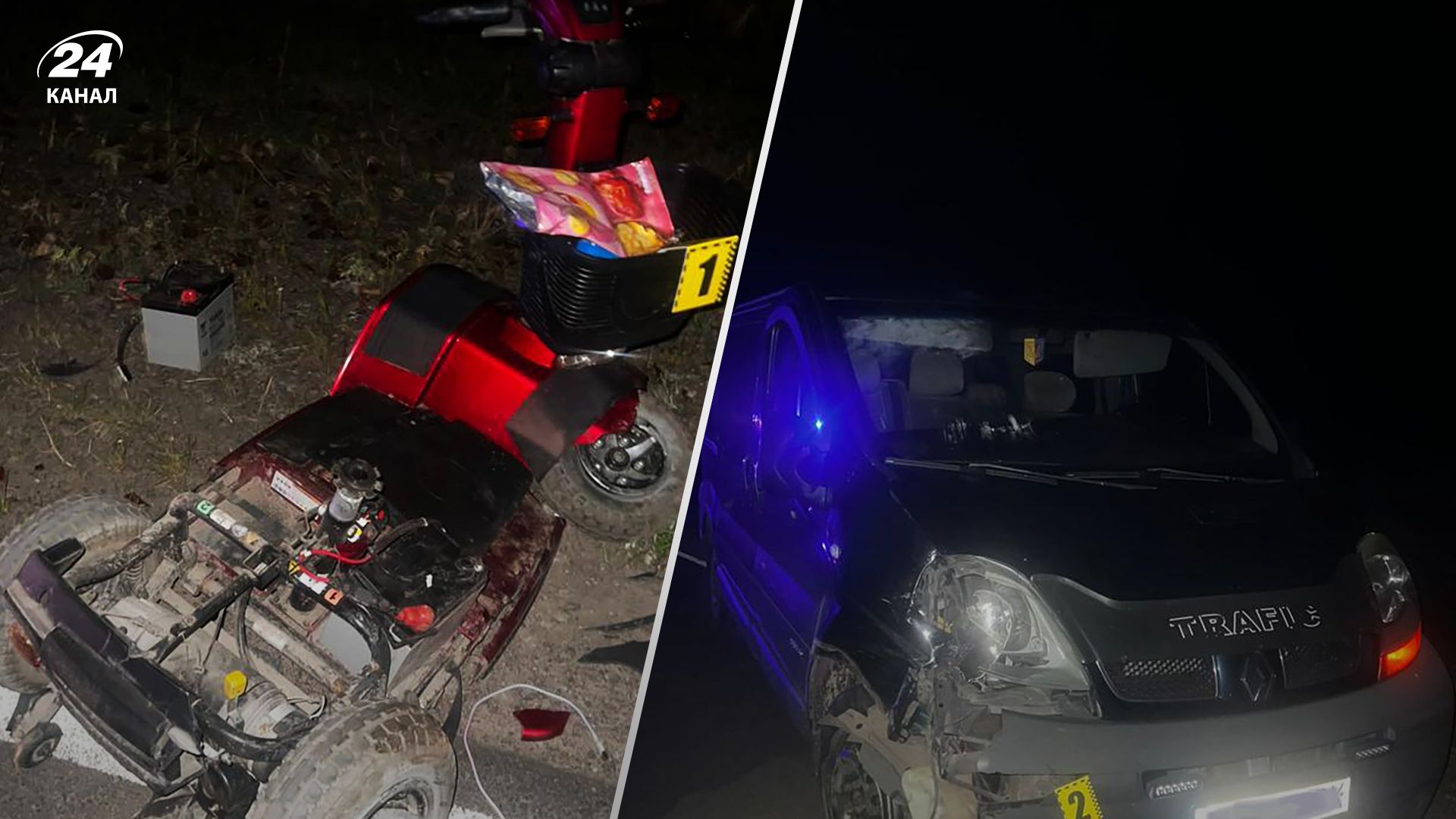 Школярка загинула у ДТП на Львівщині - мікроавтобус в'їхав в інвалідний візо Школярка загинула у ДТП на Львівщині - мікроавтобус в'їхав в інвалідний візо