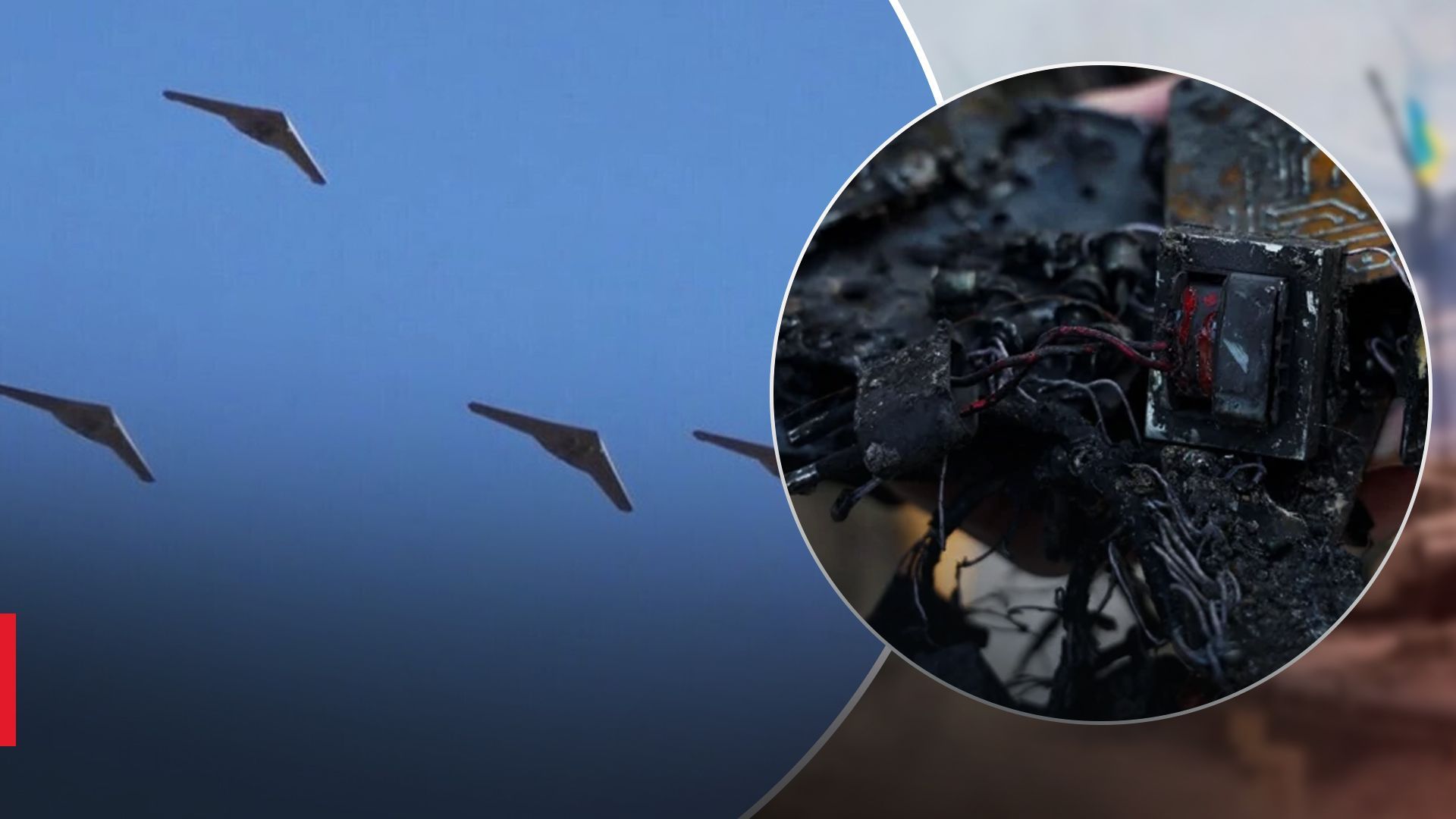 Шахед попал в гражданский объект в Черниговской области 21.08.2023 - работает ПВО - 24 Канал Шахед попал в гражданский объект в Черниговской области 21.08.2023 - работает ПВО - 24 Канал