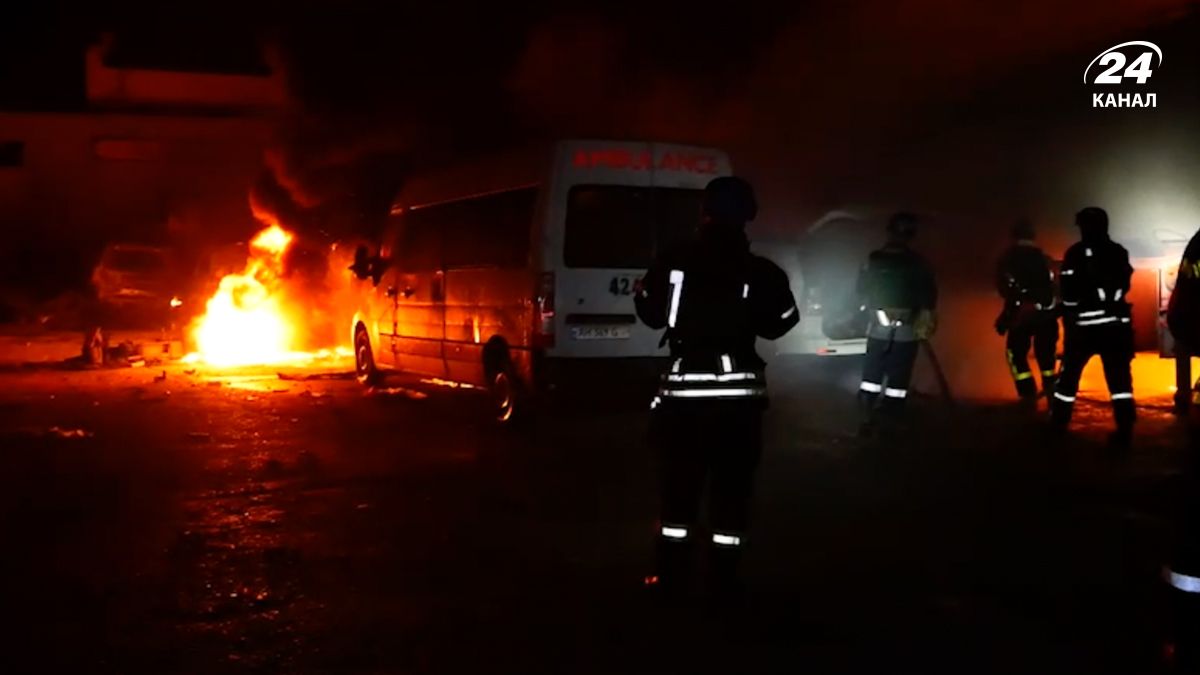 Пожежа в Запоріжжі через удар окупантів
