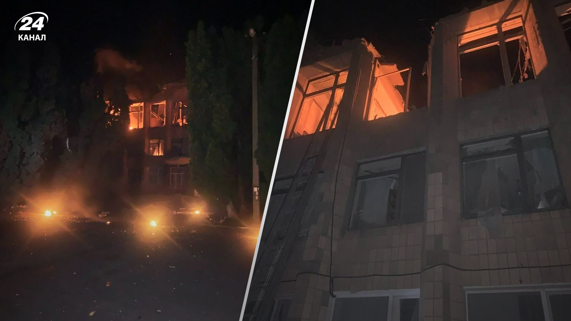 У Семенівці Шахед пошкодив будівлю міськради У Семенівці Шахед пошкодив будівлю міськради