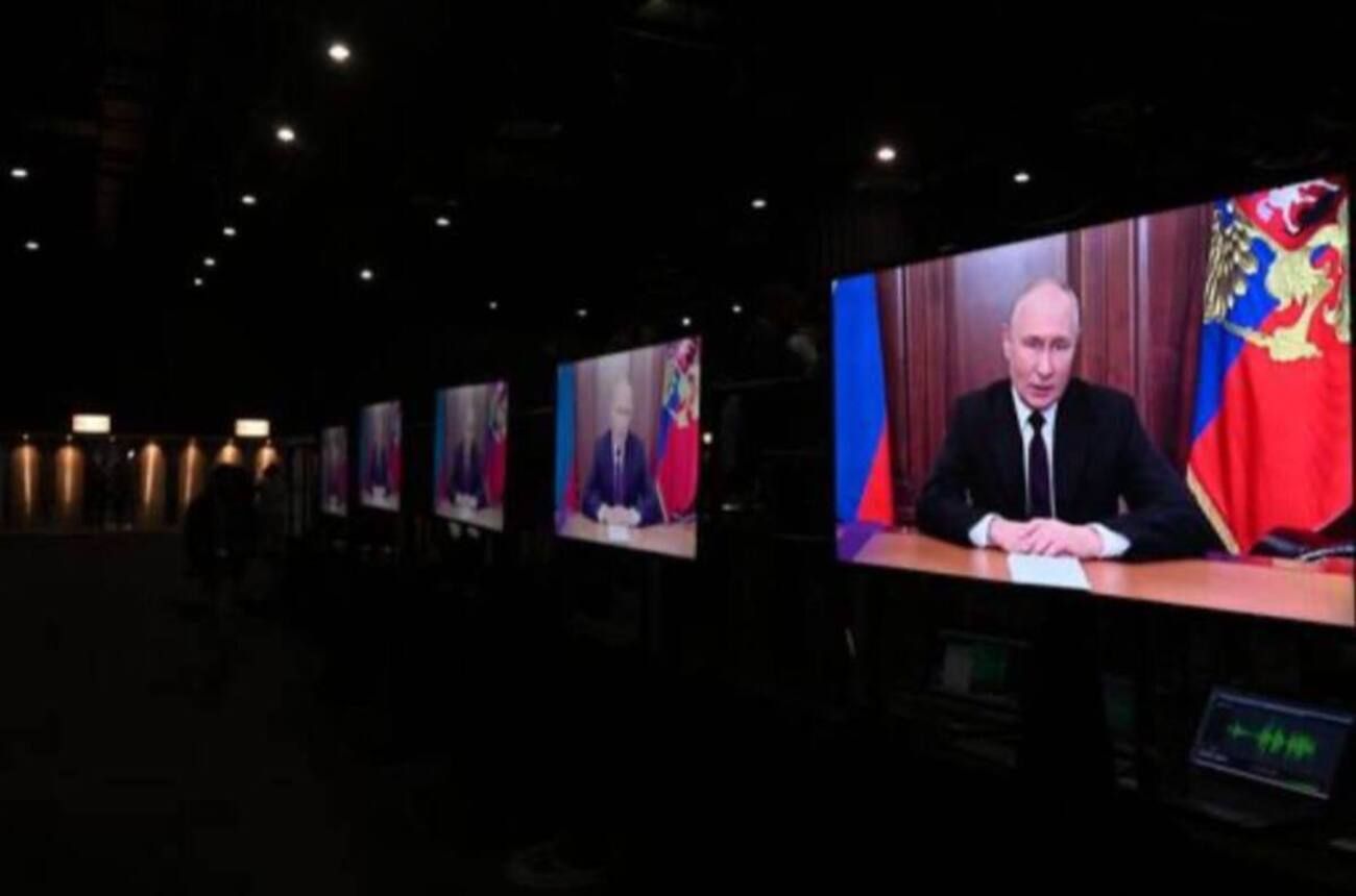 Володимир Путін звернувся до саміту БРІКС не своїм голосом