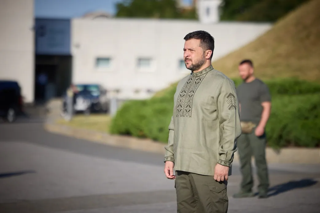 Володимир Зеленський у вишиванці від Etnodim Володимир Зеленський у вишиванці від Etnodim