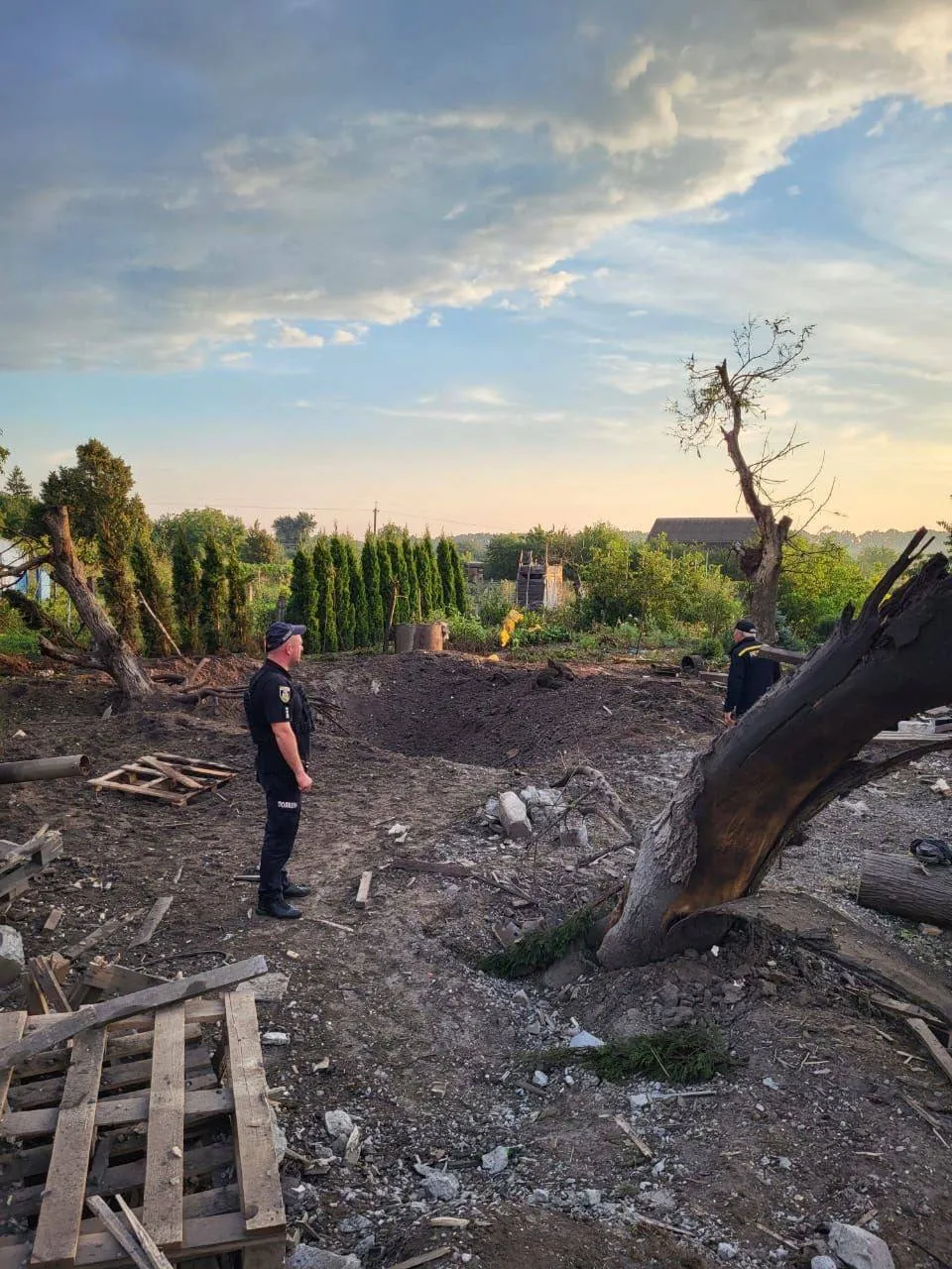 Наслідки нічної атаки Київської області Наслідки нічної атаки Київської області