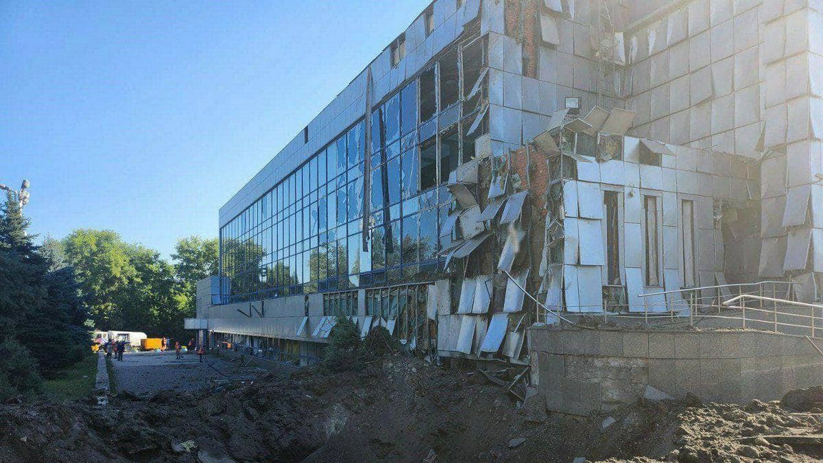 Спорткомплекс Метеор в Днепре был возобновлен после ракетной атаки 15 августа