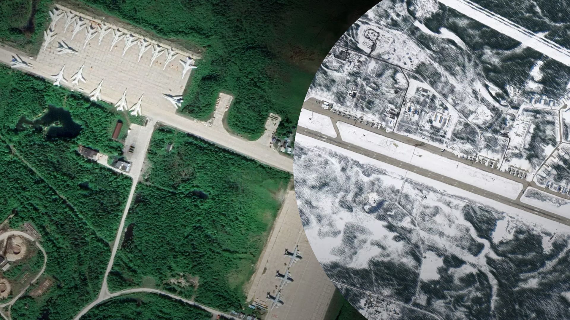 На Оленью перебросили самые мощные бомбардировщики - Россия боится атак дронов - 24 Канал