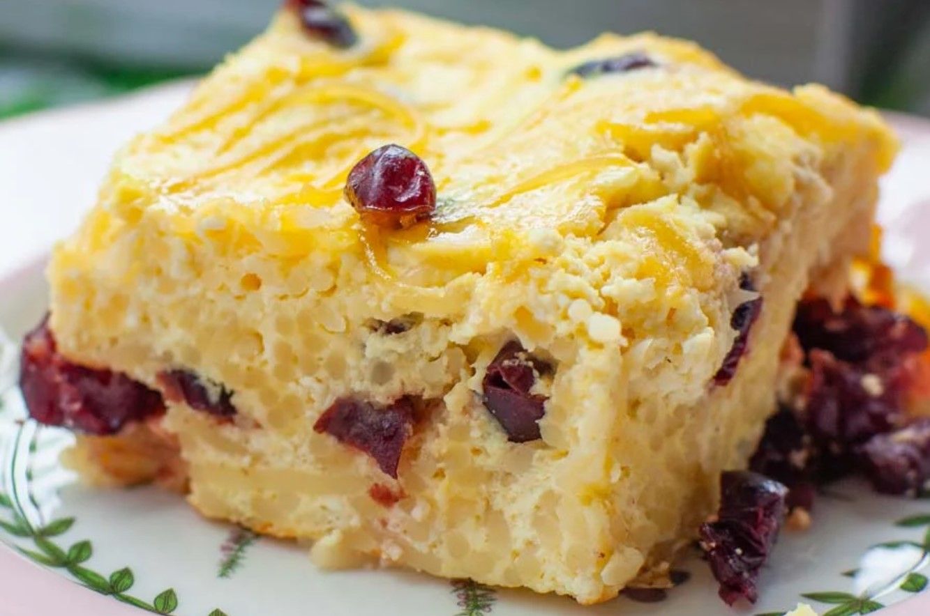 Сирна запіканка з макаронами