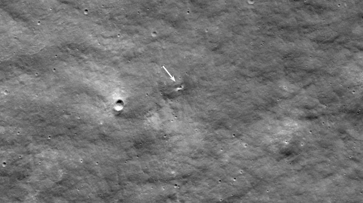 На Місяці знайшли місце аварії російського зонда