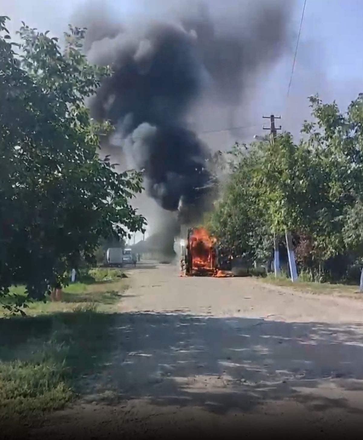 В Одесской области скорая взорвалась 1 сентября 2023 года - видео