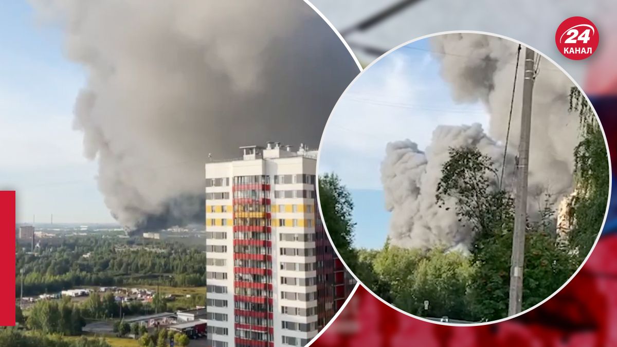 В России горит хладокомбинат - 24 Канал В России горит хладокомбинат - 24 Канал