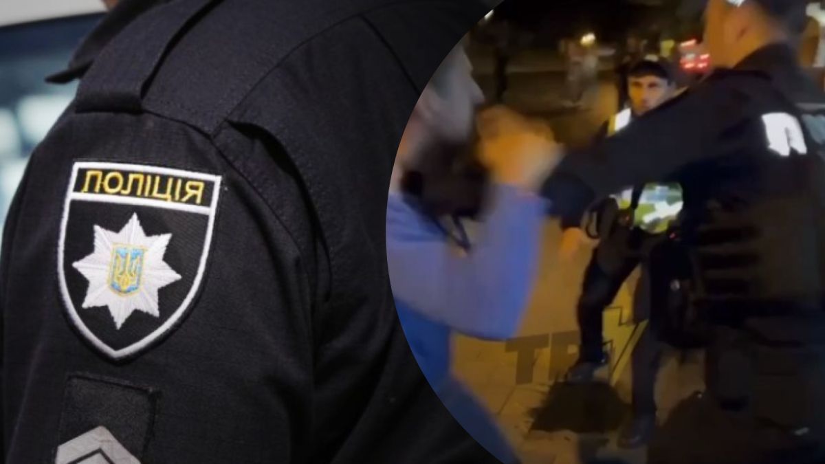 У центрі міста чоловік у стані алкогольного сп'яніння побився з поліцією У центрі міста чоловік у стані алкогольного сп'яніння побився з поліцією