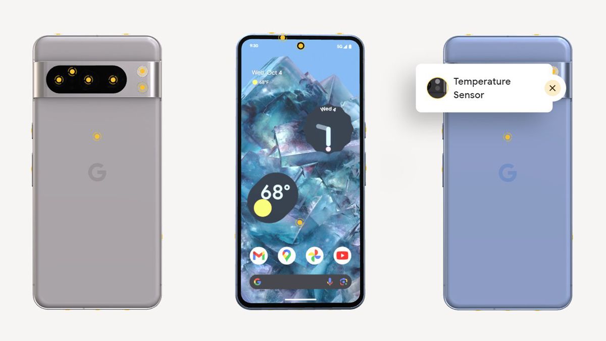 Google Pixel 8 Pro появился в сети на 360-градусном макете