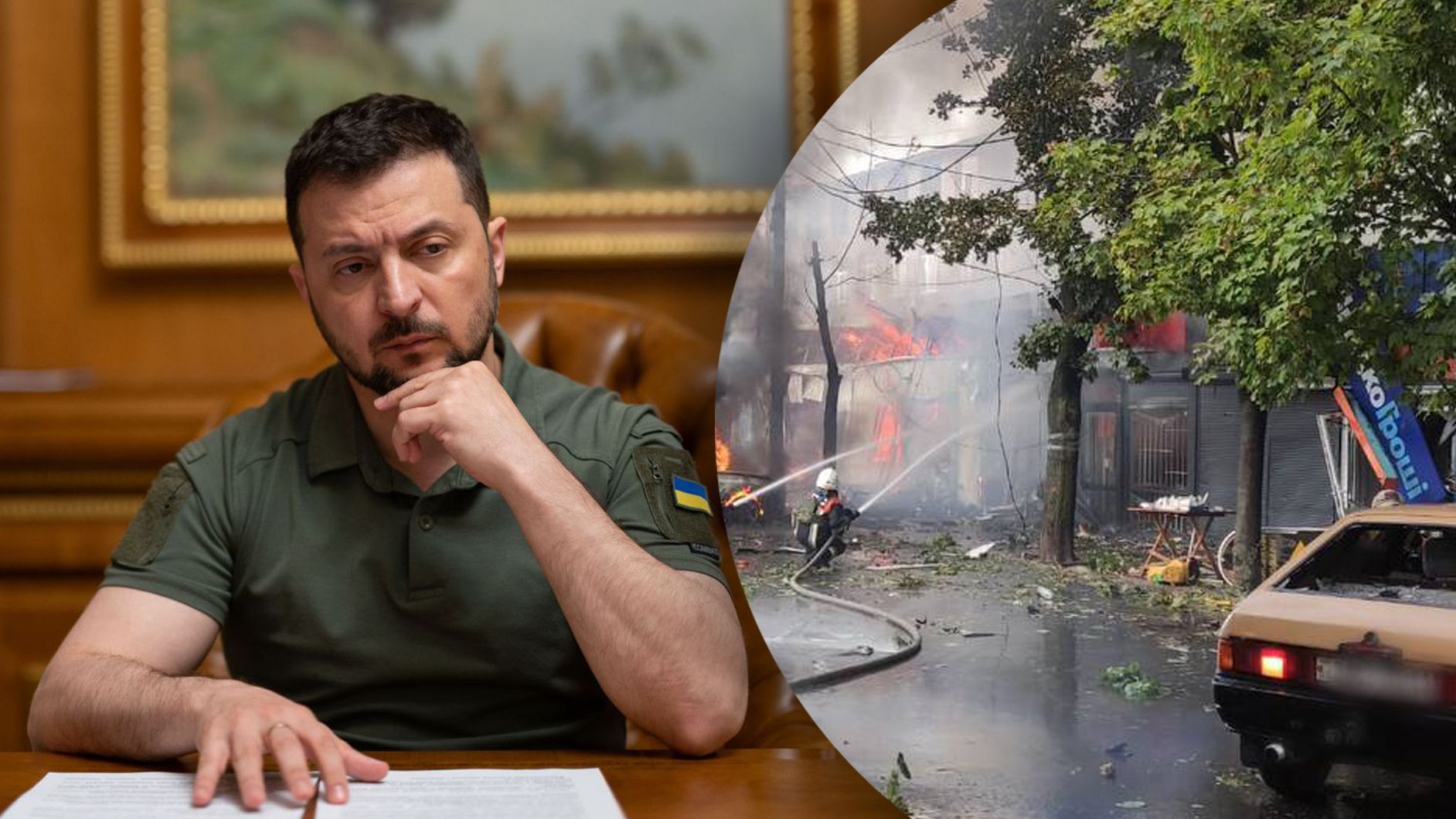 Навмисно прицільно ударили по ринку, – Зеленський пояснив, чому Росія атакувала Костянтинівку Навмисно прицільно ударили по ринку, – Зеленський пояснив, чому Росія атакувала Костянтинівку