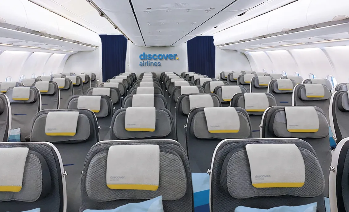Салони літака Discover Airlines Салони літака Discover Airlines