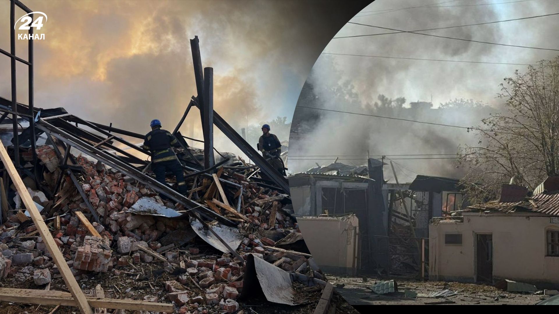 Обстріл Кривого Рогу 08.09.2023 - кадри перших хвилин після удару - відео поліції - 24 Канал Обстріл Кривого Рогу 08.09.2023 - кадри перших хвилин після удару - відео поліції - 24 Канал