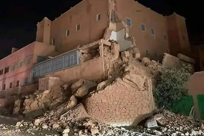 Наслідки землетрусу в Марокко