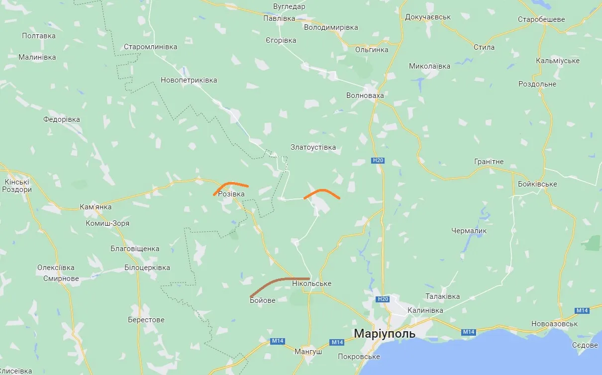 Места дислокации окупантов в Мариупольском районе Места дислокации окупантов в Мариупольском районе