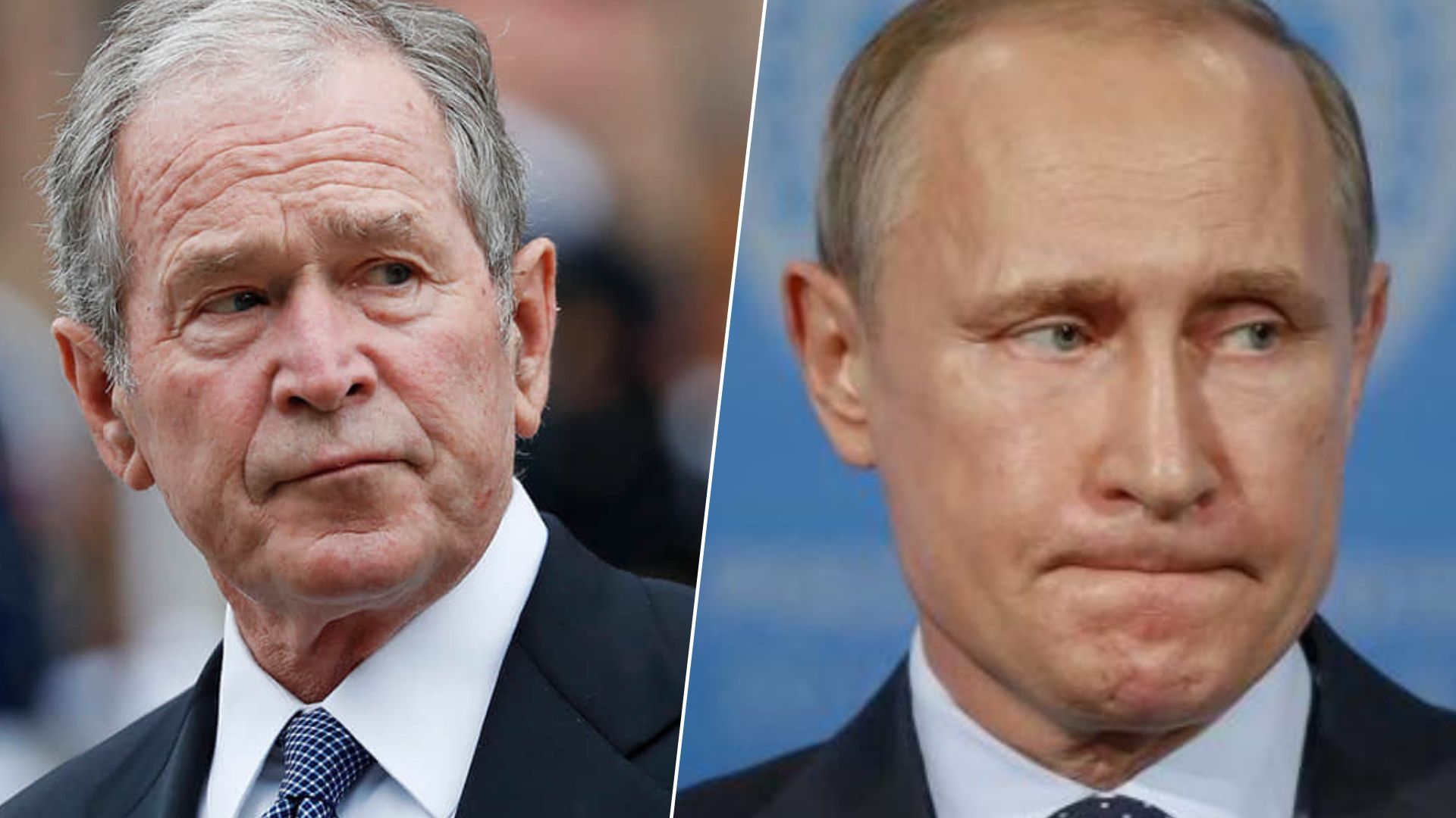 Путин обидел собаку Джорджа Буша Путин обидел собаку Джорджа Буша