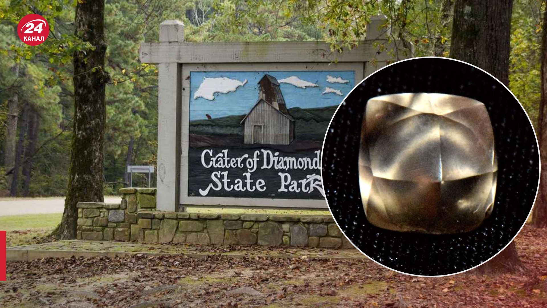 Девочка нашла в парке бриллиант почти в 3 карата Девочка нашла в парке бриллиант почти в 3 карата