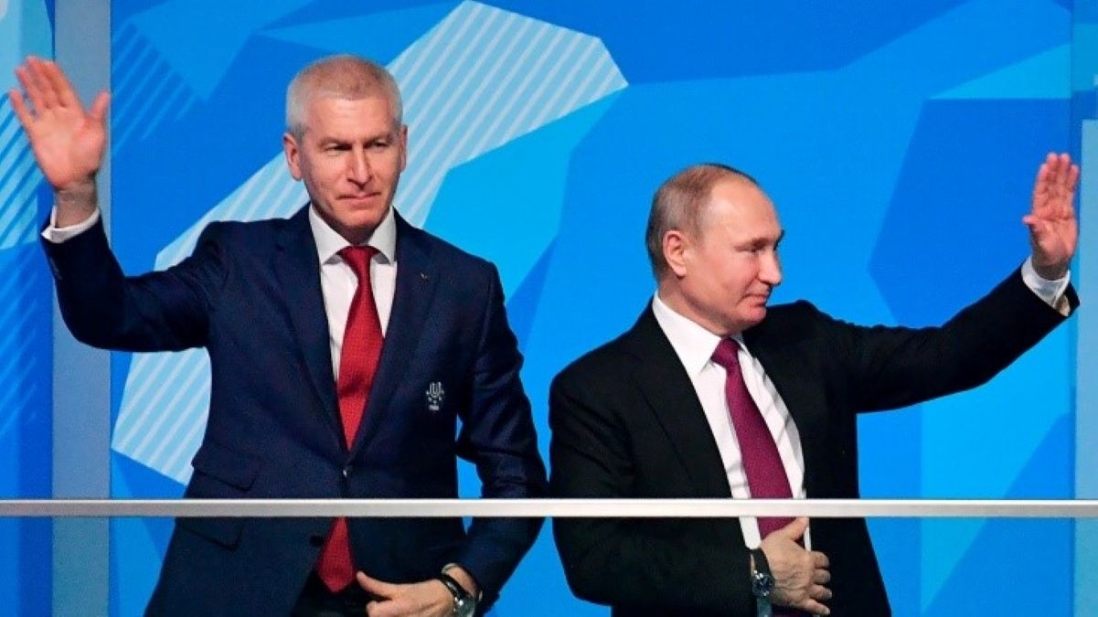 Олег Матыцин и Владимир Путин