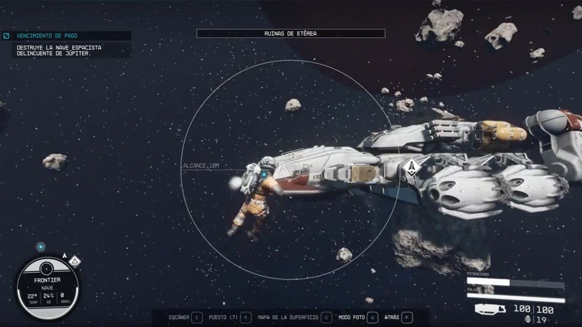 Гравці Starfield з'ясували як вийти з корабля прямо в космосі