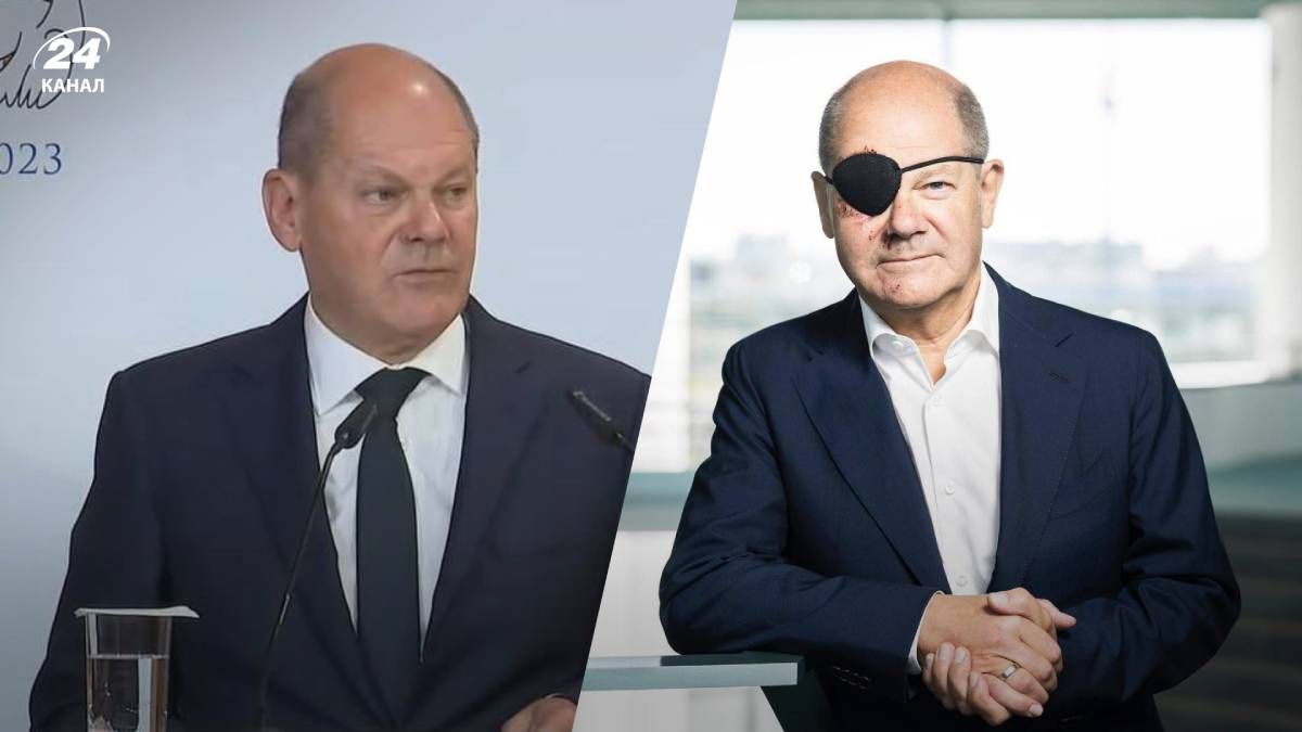 Шольц зняв піратський елемент одягу Шольц зняв піратський елемент одягу