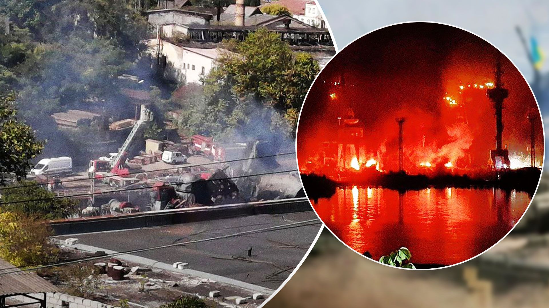 Удар по заводу Орджоникидзе в Севастополе - как выглядит поврежденный корабль - 24 Канал Удар по заводу Орджоникидзе в Севастополе - как выглядит поврежденный корабль - 24 Канал