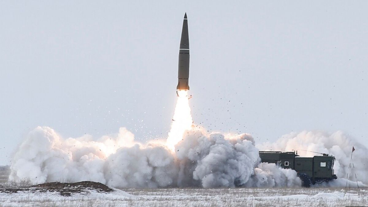 Запуск російських ракет