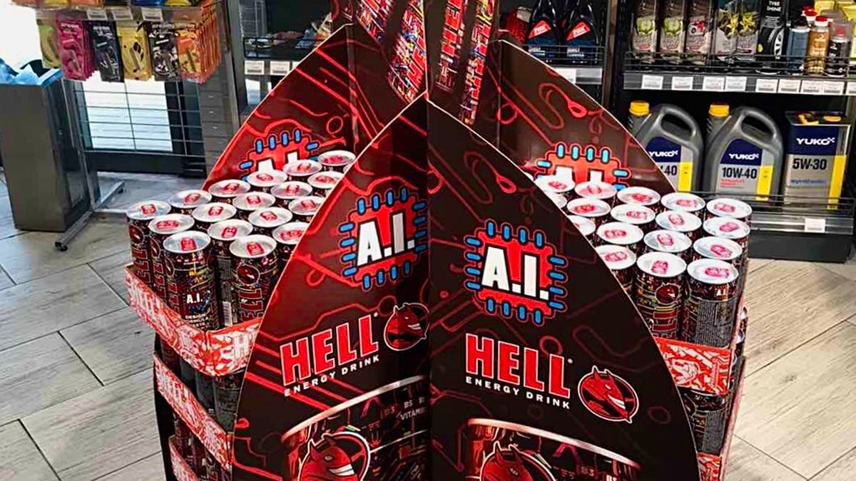 Мировая сенсация: энергетический напиток от искусственного интеллекта и Hell Energy уже в Украине Мировая сенсация: энергетический напиток от искусственного интеллекта и Hell Energy уже в Украине