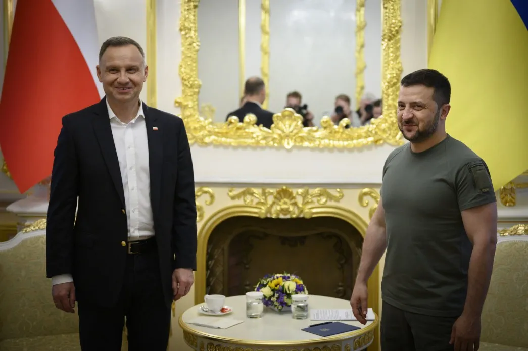 Володимир Зеленський і Анджей Дуда Володимир Зеленський і Анджей Дуда