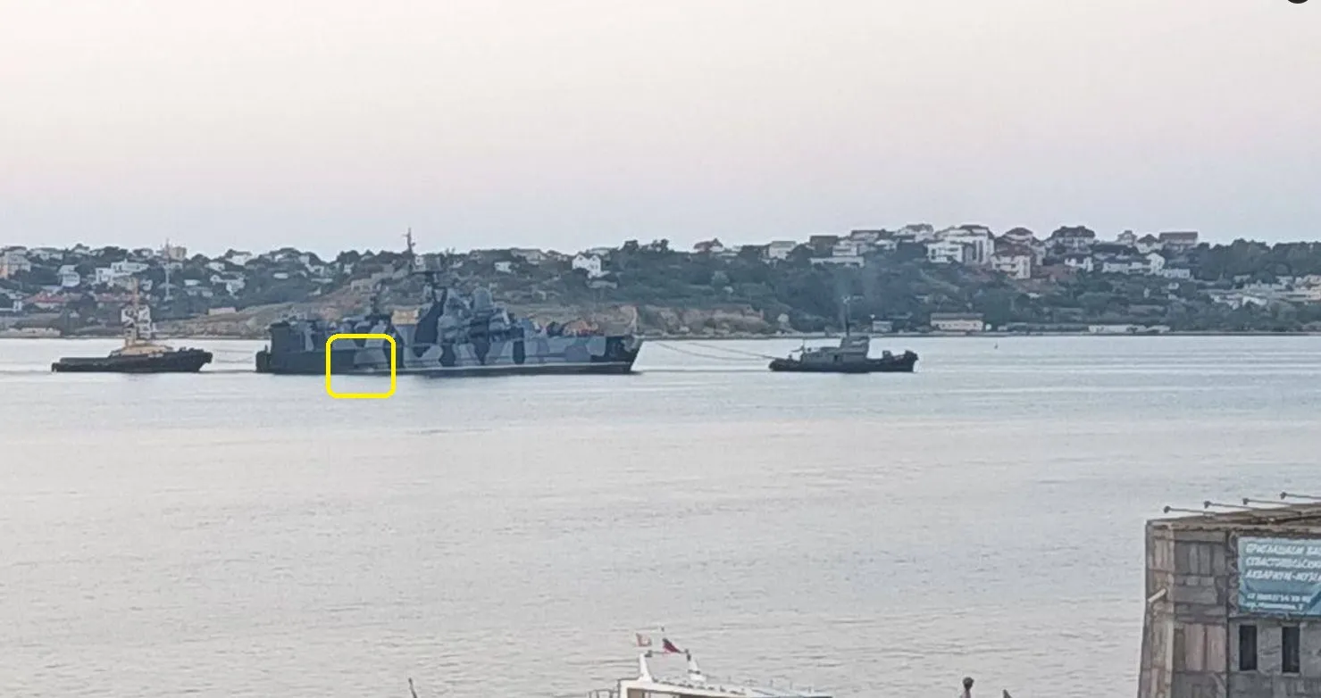 Корабель Самум був уражений внаслідок атаки морських дронів
