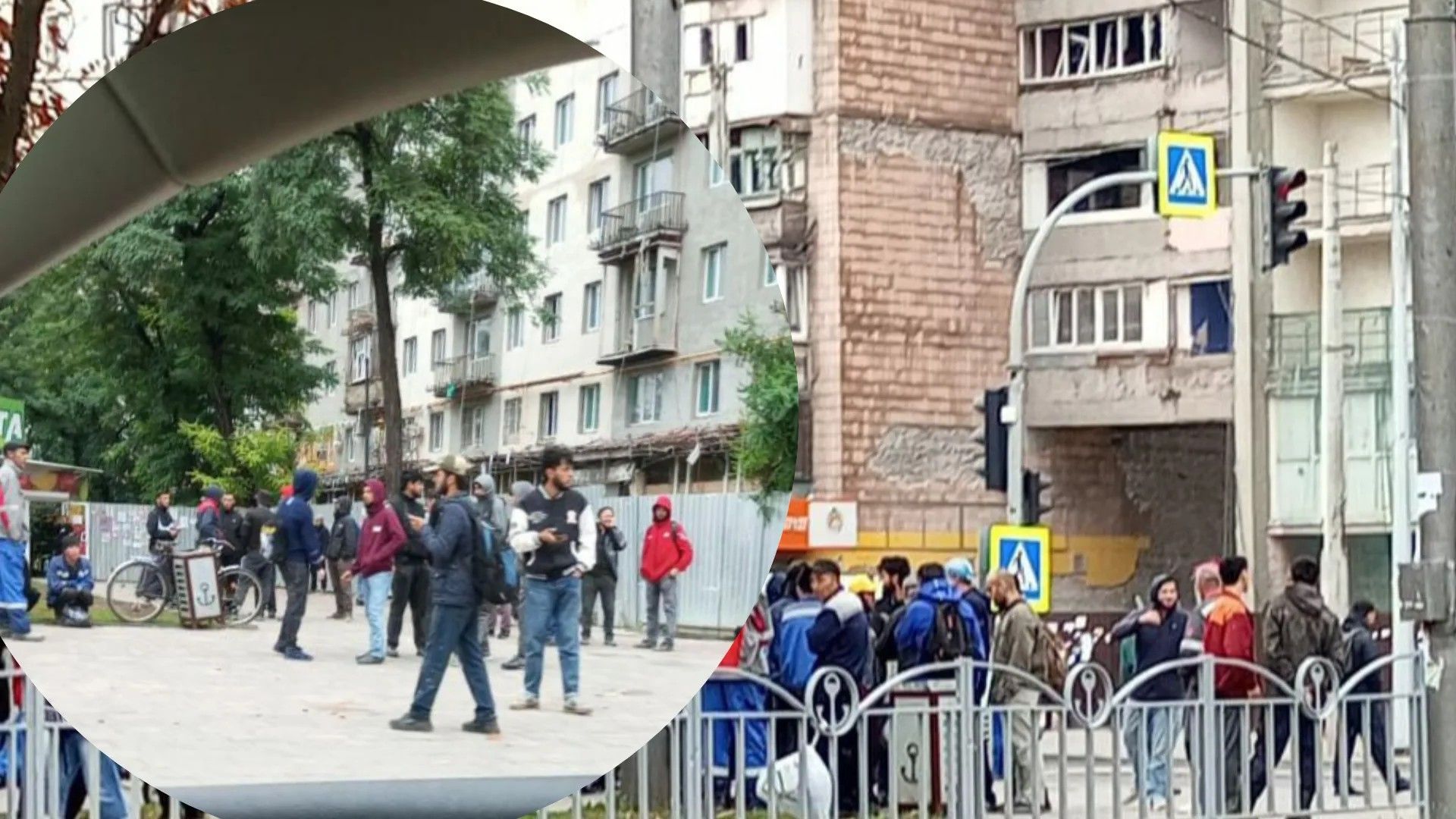 Теперішній контингент на вулицях Маріуполя Теперішній контингент на вулицях Маріуполя