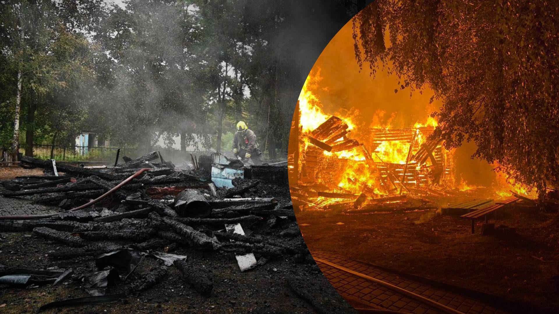 У Рівненській області вогонь знищив деревʼяну церкву У Рівненській області вогонь знищив деревʼяну церкву