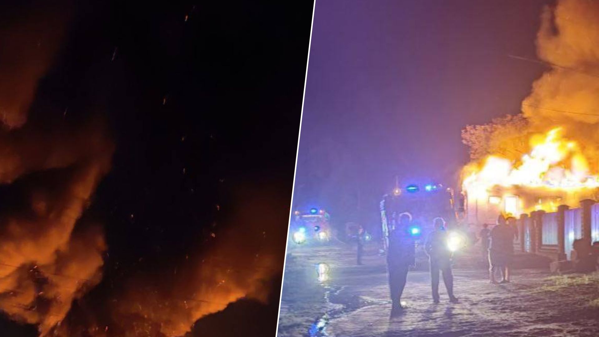 В окупованому Харцизьку триває потужна пожежа В окупованому Харцизьку триває потужна пожежа