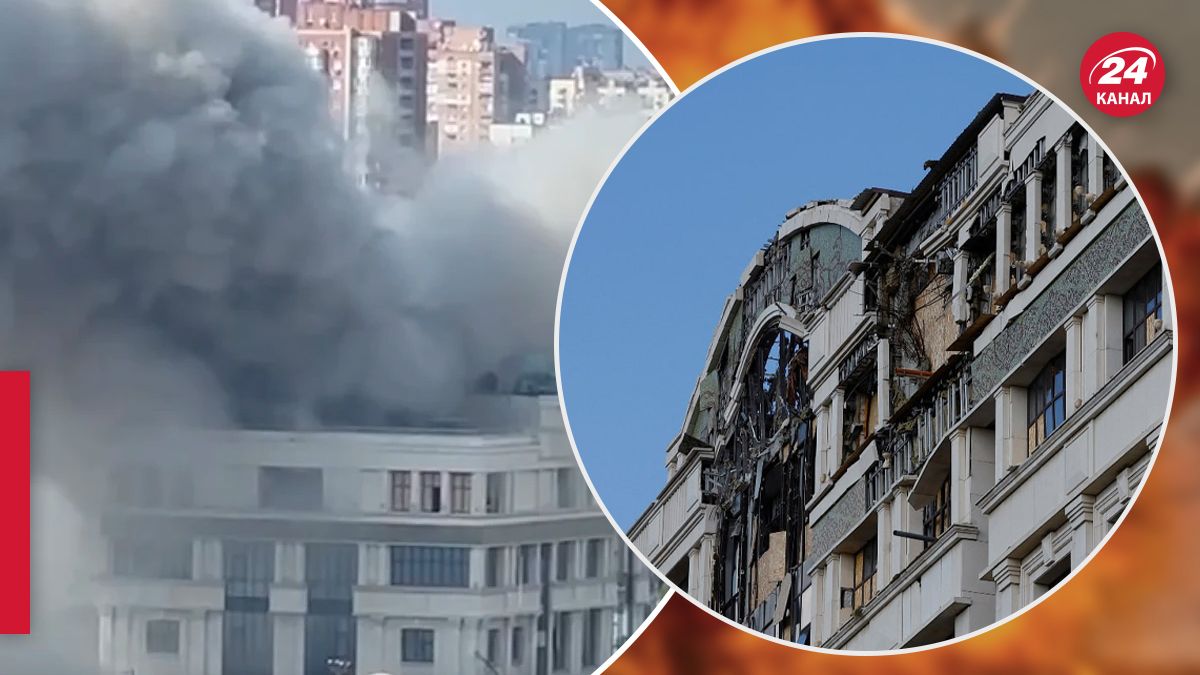 У Донецьку горіла адміністрація Пушиліна - 24 Канал У Донецьку горіла адміністрація Пушиліна - 24 Канал