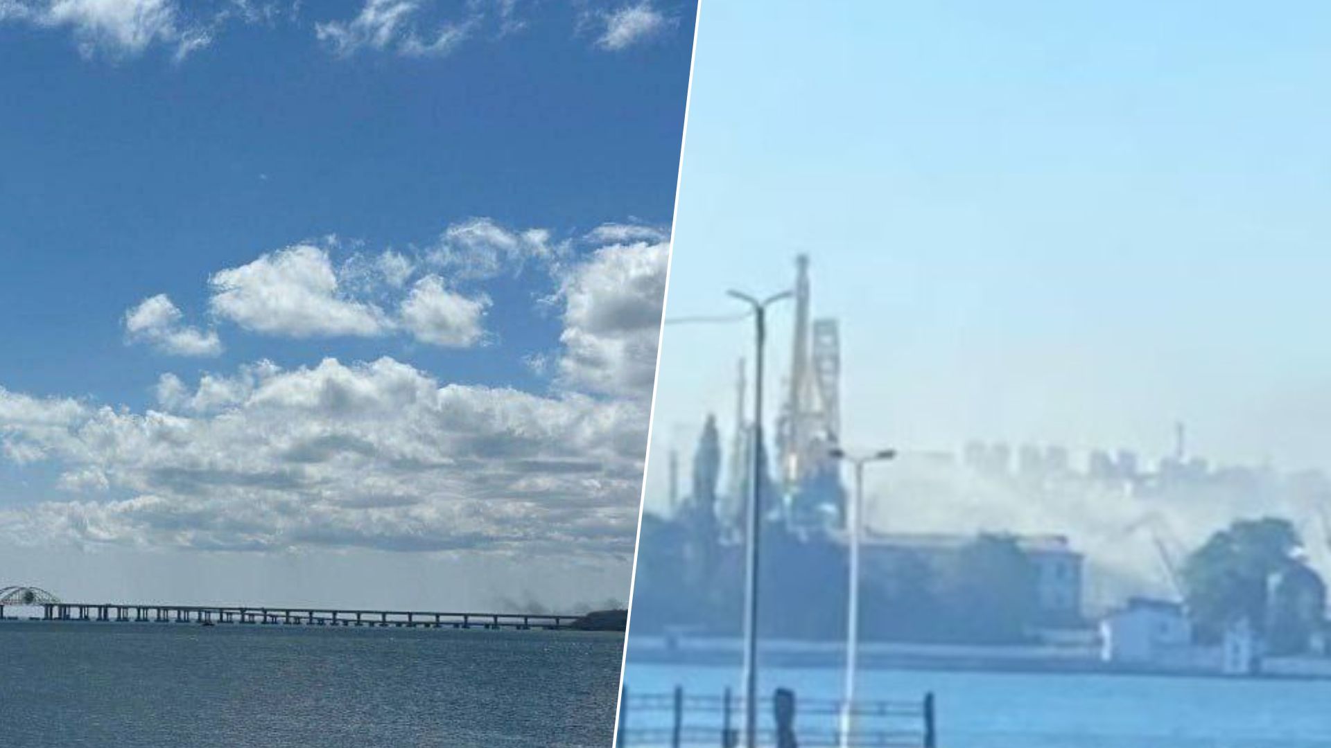 В Севастопольской бухте заметили дымовую завесу