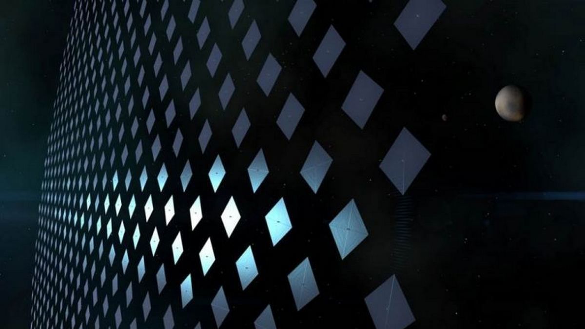 Миниатюрные зонды, поддерживаемые лазерами с Земли, долетят до соседних звезд за 50 лет Миниатюрные зонды, поддерживаемые лазерами с Земли, долетят до соседних звезд за 50 лет