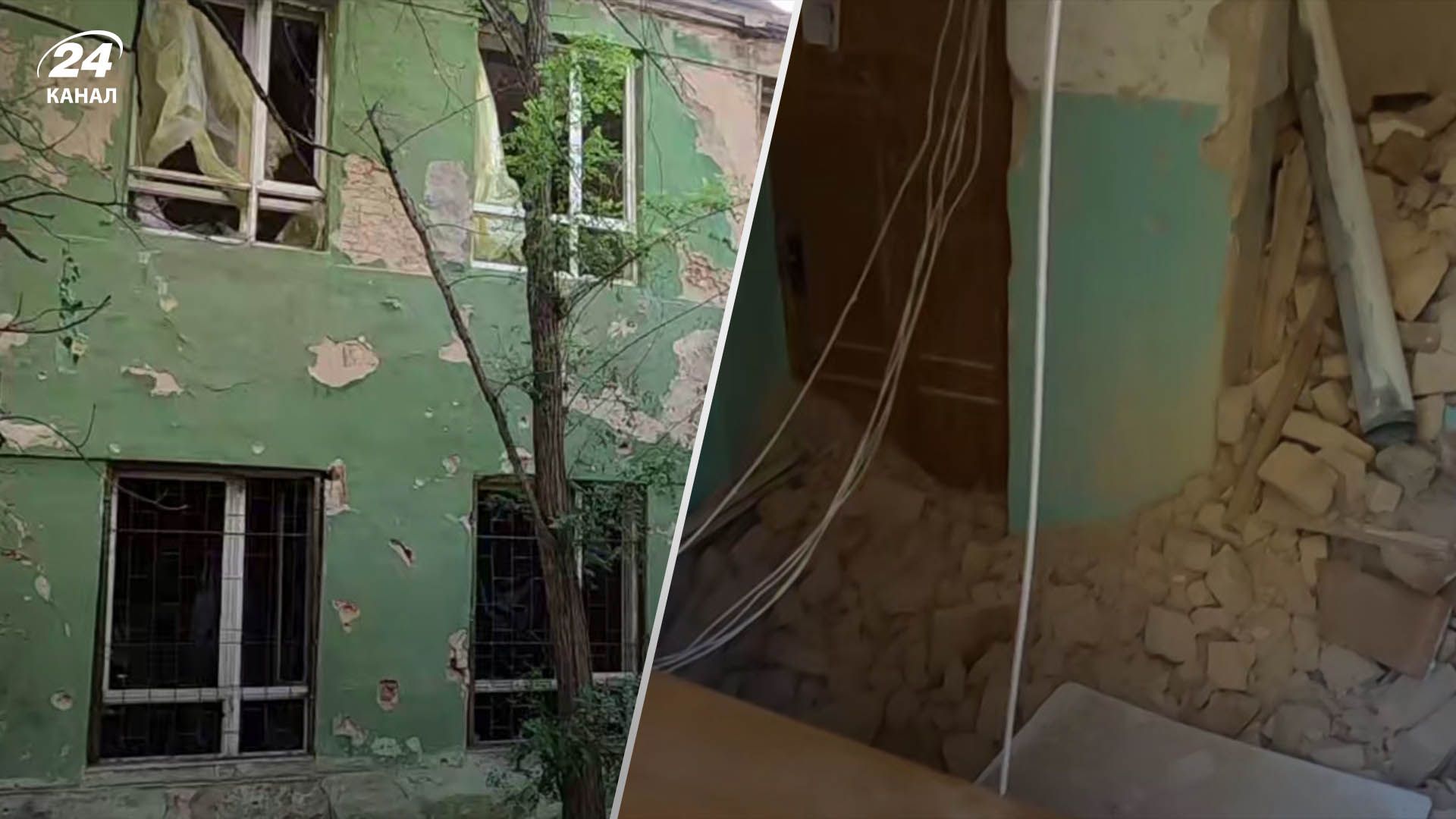 Росія обстріляла виш у Херсоні Росія обстріляла виш у Херсоні