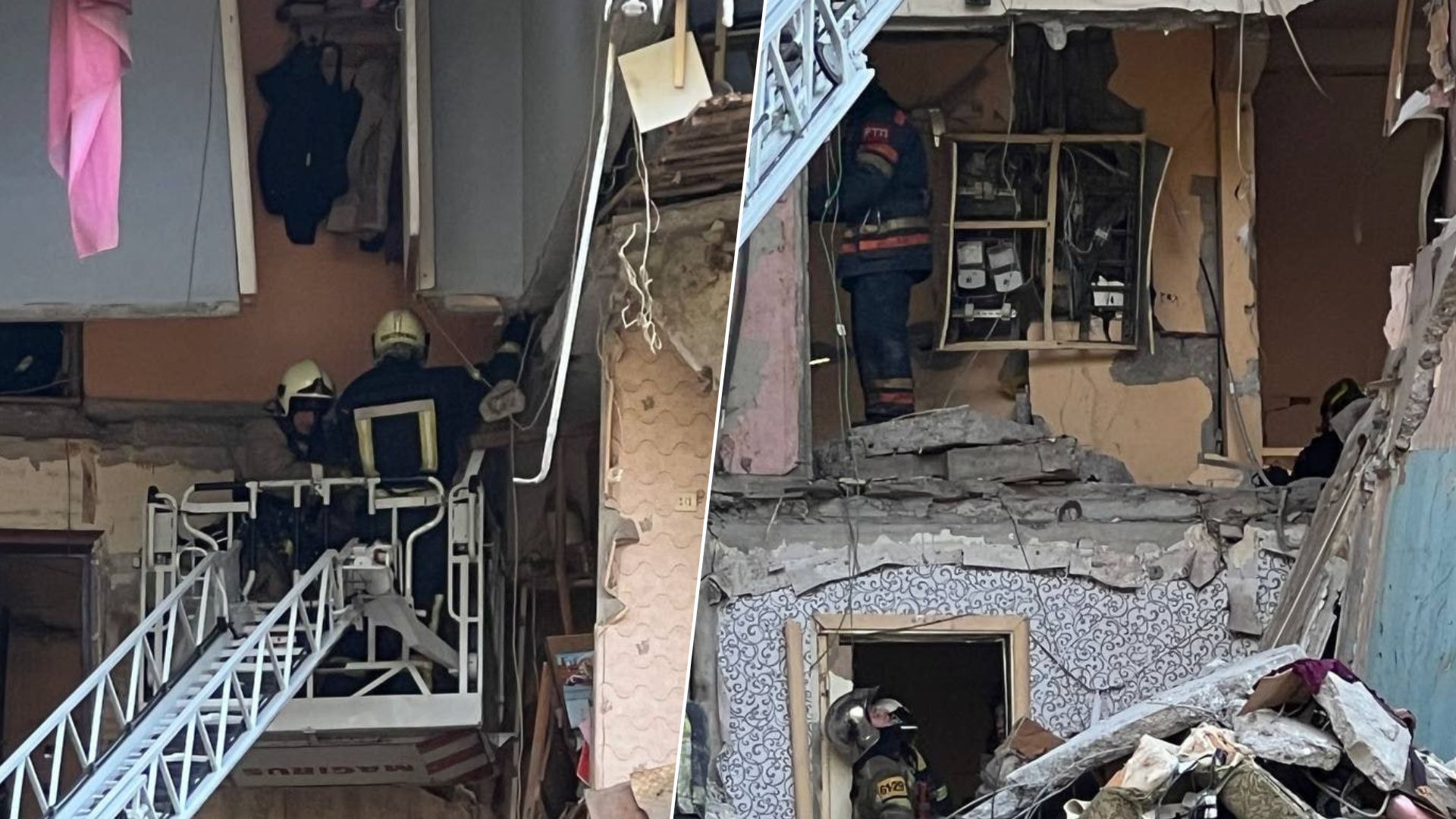 В Подмосковье мощно взорвался газ В Подмосковье мощно взорвался газ