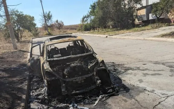 Российский дрон уничтожил авто шведских журналистов