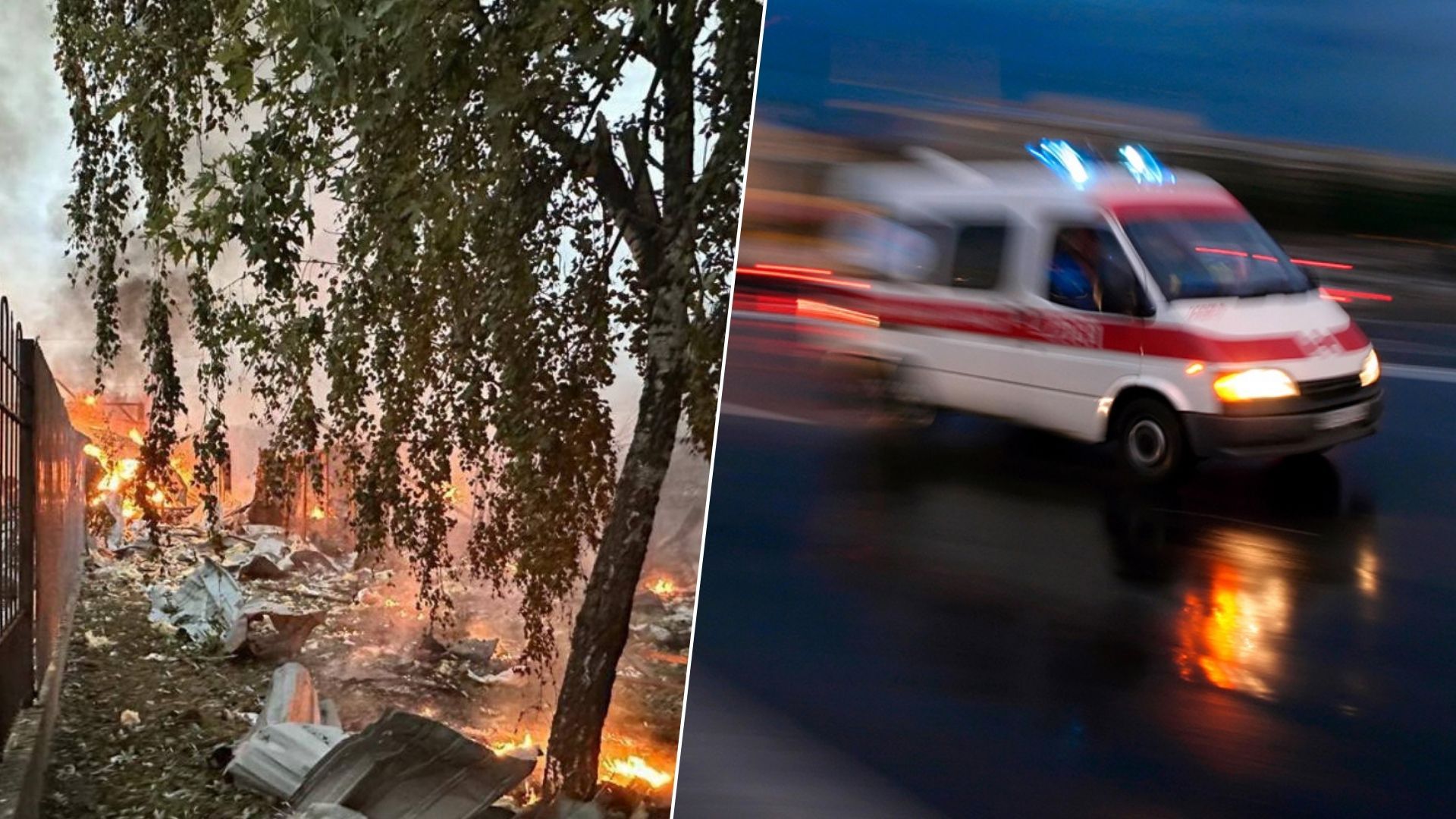 В Киеве после взрывов госпитализировали 18-летнюю девушку и 9-летнего ребенка