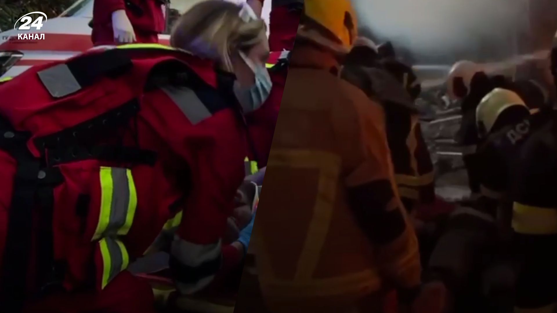 У Черкасах з-під завалів витягнули людину У Черкасах з-під завалів витягнули людину