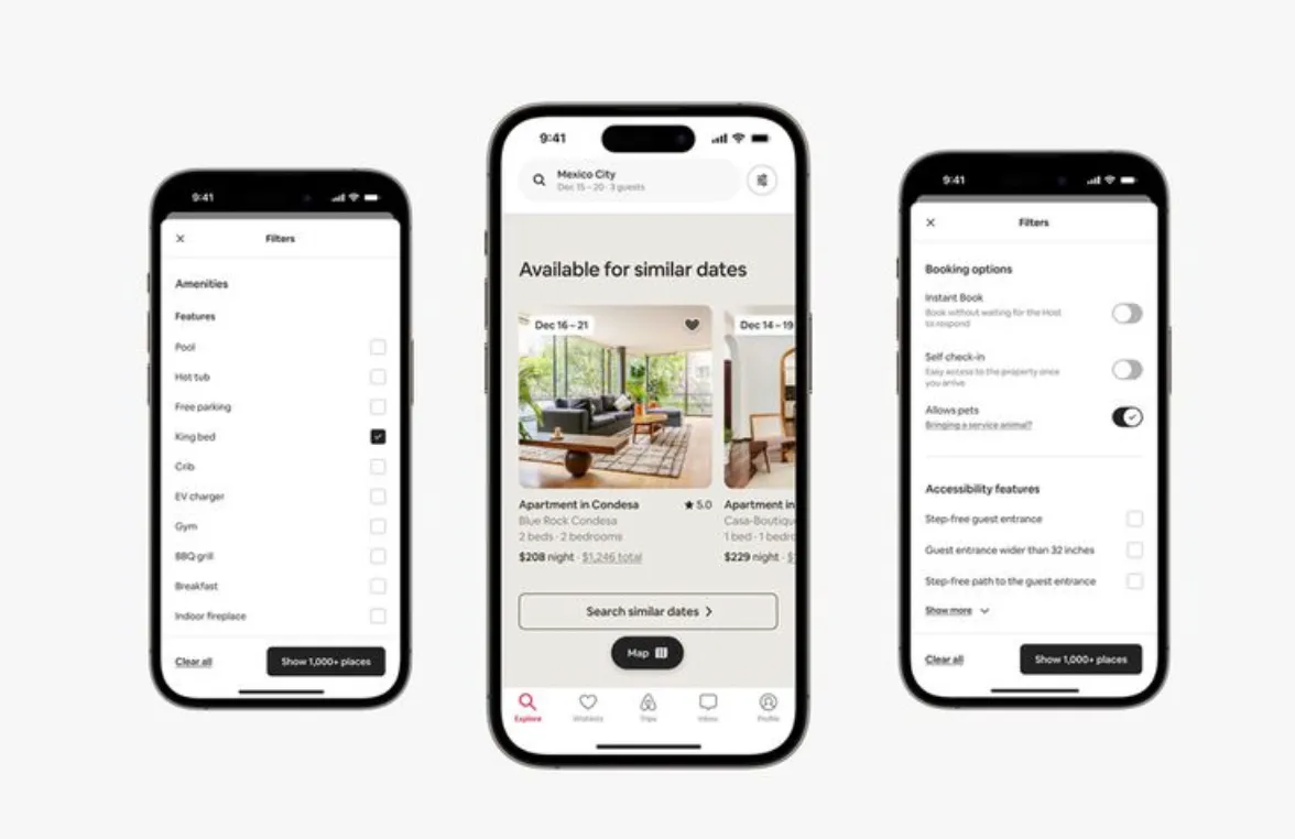 Які оновлення пропонує Airbnb