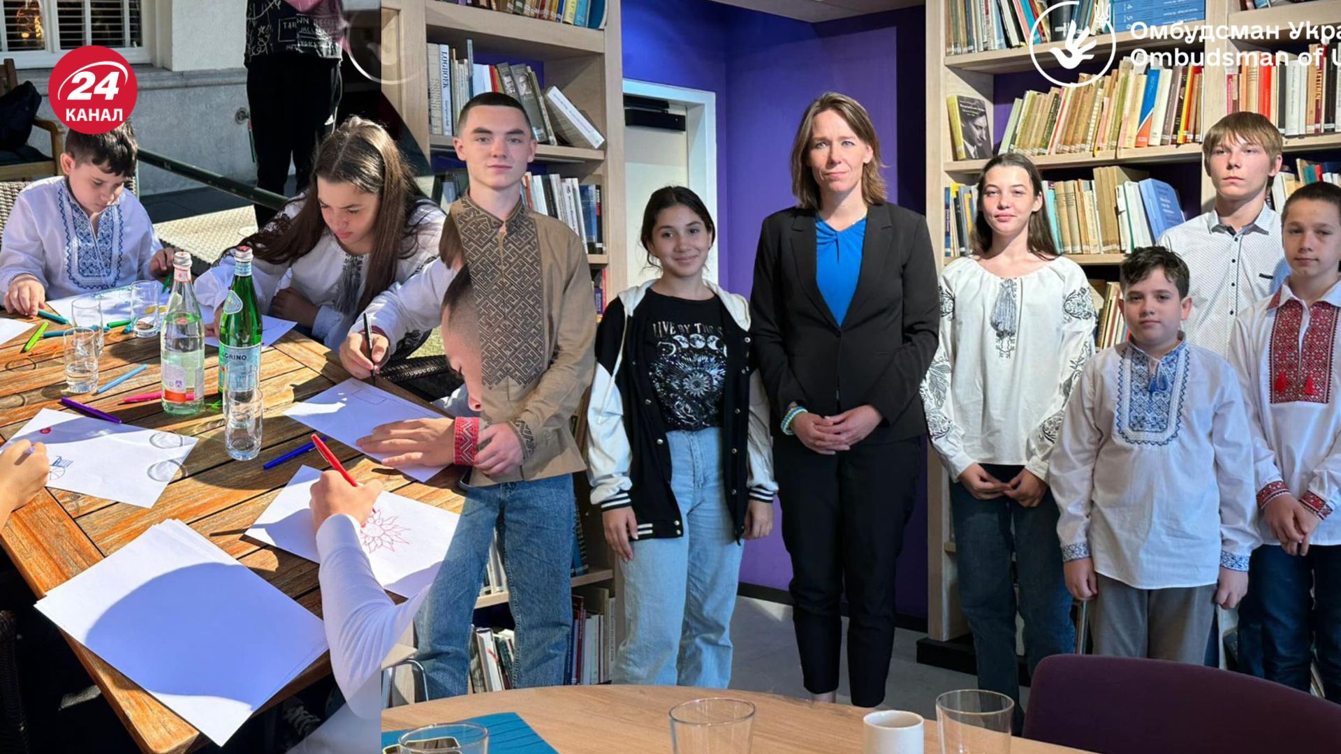 Українські діти у Гаазі розповіли про викрадення під час війни Українські діти у Гаазі розповіли про викрадення під час війни