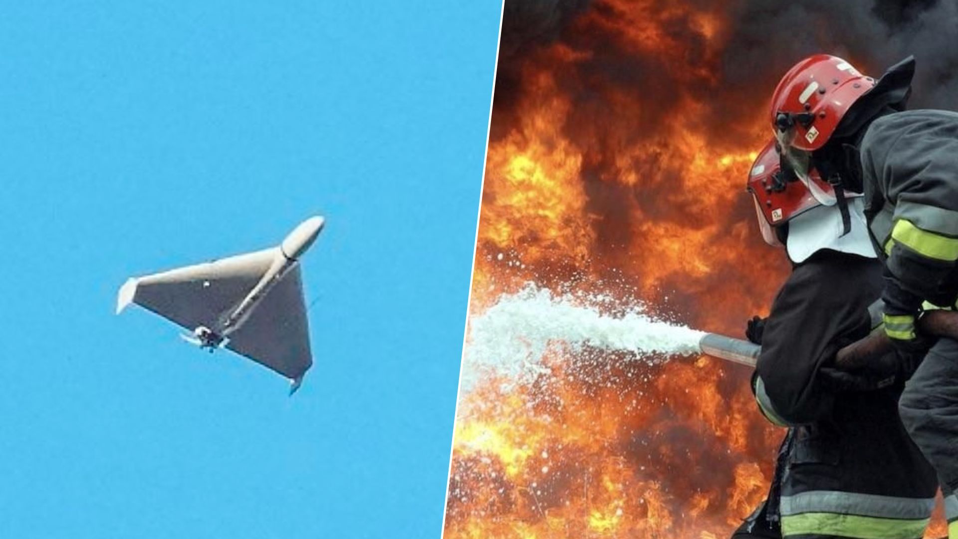 Ночью из-за падения обломков загорелся завод в Кривом Роге Ночью из-за падения обломков загорелся завод в Кривом Роге