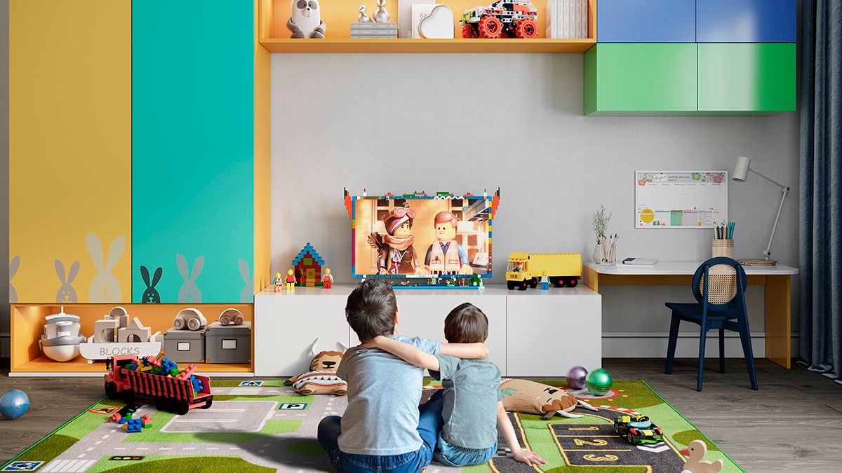 Конструктор на рамке и встроенный ночник: KIVI выпустил смарт-телевизор для детской комнаты