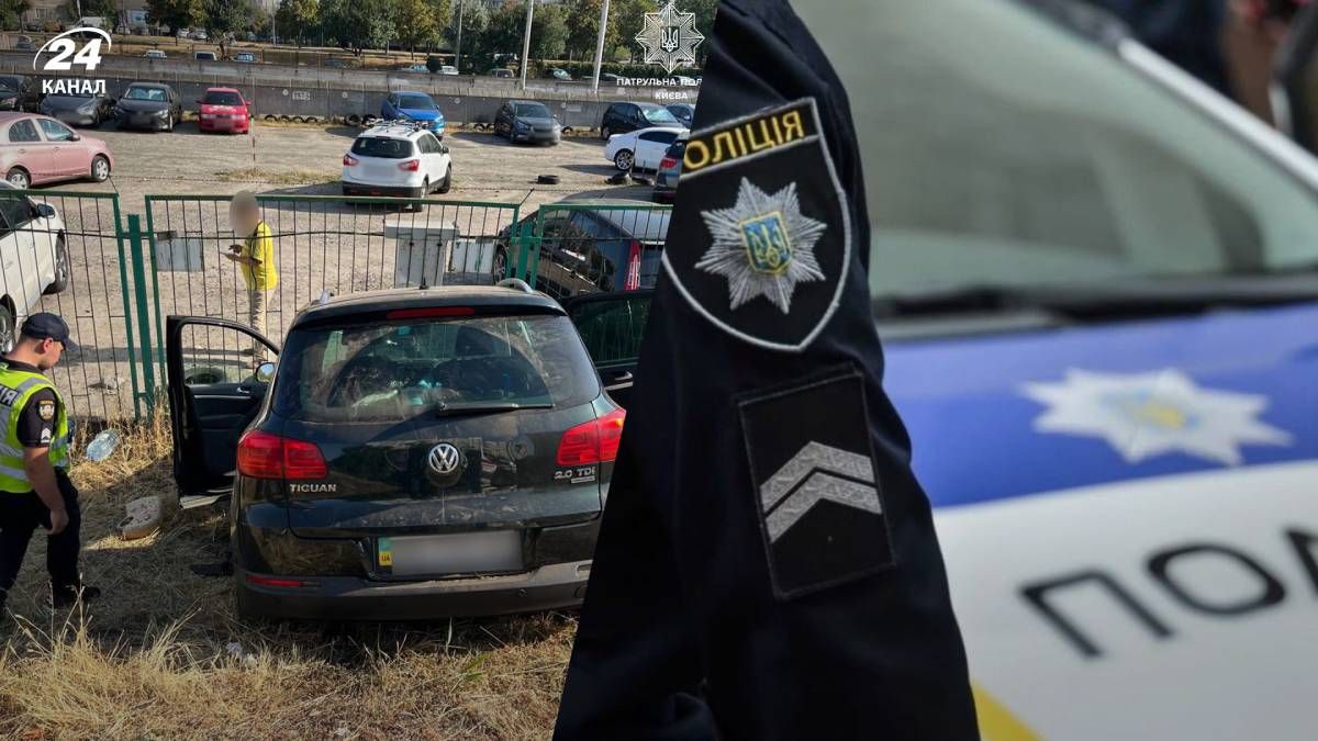 В Киеве пьяный водитель задел два автомобиля